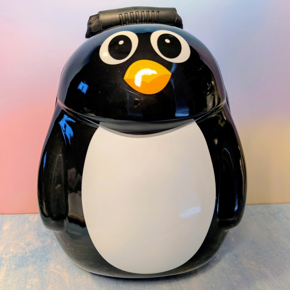 Penguin Hard Shell Kids Backpack Carry Case - NWOT